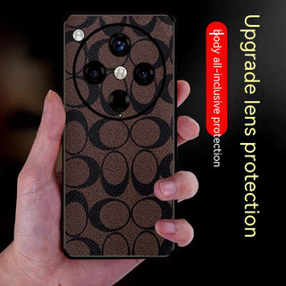 Ốp Lưng Cho OPPO Find X8 Pro Da Thời Trang Sang Trọng TPU Mềm Edge Chống Rơi Vỏ Điện Thoại