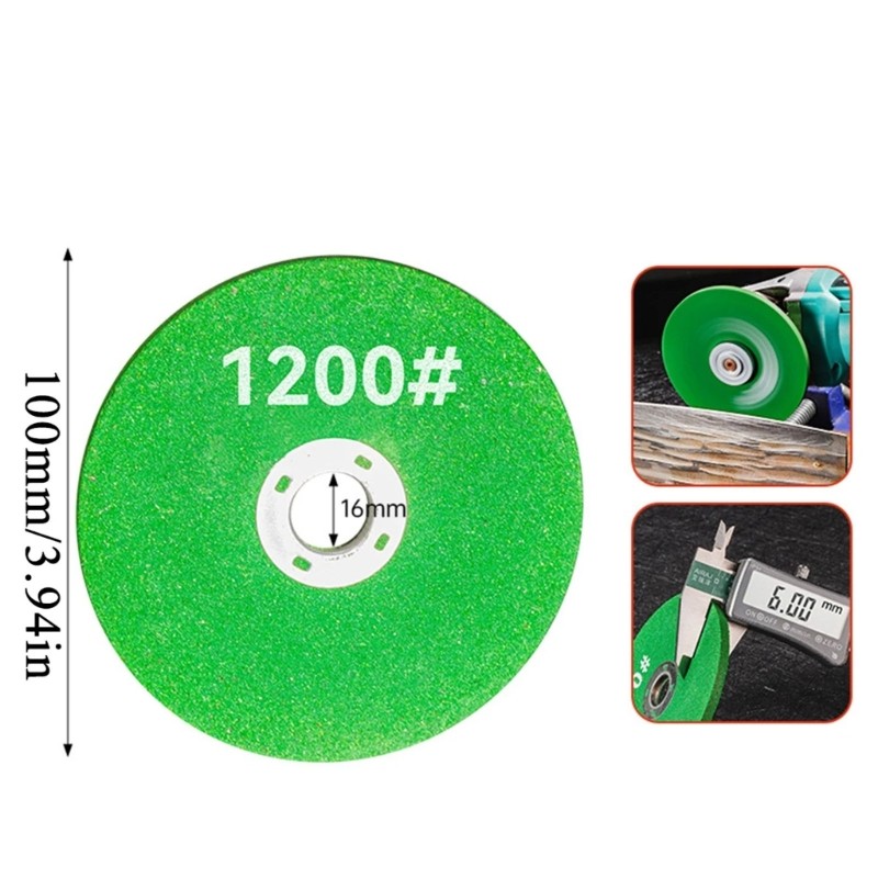Giữ bánh mài 1200 Grit đa năng để mài kim loại và dụng cụ tinh xảo