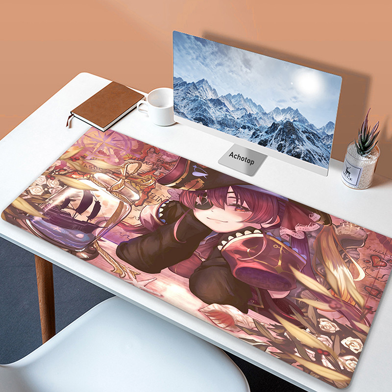 Miếng Lót Chuột Chơi Game Hololive Mousepad Game Thủ Để Bàn Thảm Bàn Phím Lớn Miếng Lót Thảm Bàn Bề Mặt Máy Tính Cho Phụ Kiện Ped Mauspad