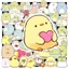 Set 50 Sticker Trang Trí Hình Động Vật Hoạt Hình Dễ Thương - GÌ CŨNG IN