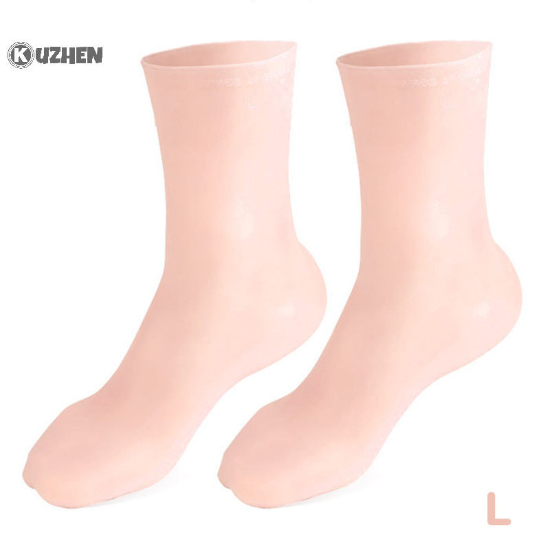 1 Đôi Vớ Gel Silicone Gel Dưỡng Ẩm Chăm Sóc Da Bàn Chân Chống Nứt Nẻ Sử Dụng Tại Nhà / Spa