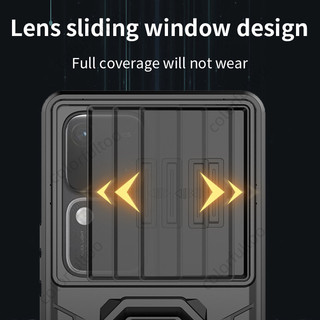 Vivo V30e 5G 2024 Armor Vỏ Chống Sốc Cho Vivo V60 V50 V30 Pro V30Pro VivoV60 5G Đẩy Kéo Trượt Bảo Vệ Camera Ốp lưng PC Cứng Chống Rơi Giá Đỡ Mặt Sau