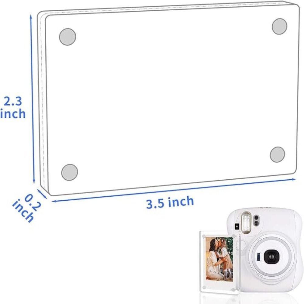 DONOVANQQ 5 Khung Ảnh Tủ Lạnh, Khung Hiển Thị Thẻ Acrylic DIY, Thiết Kế Thanh Lịch Hai Mặt Sử Dụng Rộng Rãi Khung Ảnh Tủ Lạnh Nhẹ Trang Trí Nhà