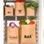 Túi Giấy Kraft SUNKISSD, Túi Bao Bì Vuông Dày Dung Tích Lớn, Túi Bảo Quản Có Thể Tái Sử Dụng Bền Chống Thấm Nước Có Thể Giặt Được Túi Mua Sắm