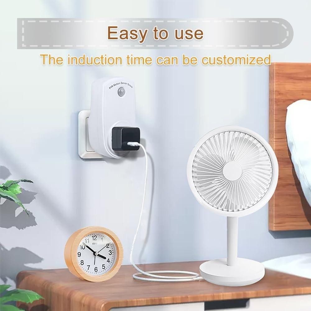 Công tắc cảm biến chuyển động YRBWD, Ổ cắm đèn cảm biến chuyển động màu trắng bằng nhựa, Đồng di động 120V / 60HZ Ổ cắm cảm ứng hồng ngoại con người Electrician