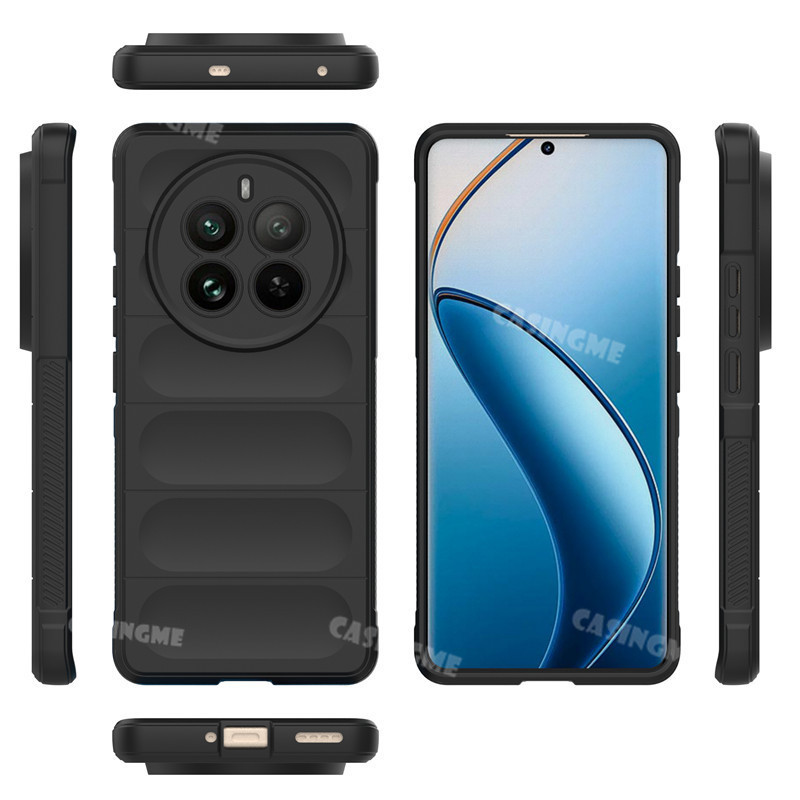 Realme 12 Pro + 5G 12x Vỏ chống sốc Silicon TPU Protector Vỏ điện thoại chống rơi cho Realme12 Pro + 12Pro + Realme12Pro + Realme 12 Pro + Plus 5G Ốp lưng thân thiện với da