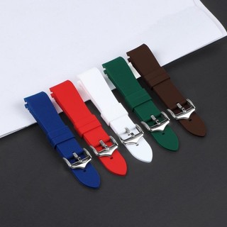 Dây đeo đồng hồ silicon cong cho Seiko Diver Dây đeo đồng hồ cao su Arc End cho đồng hồ nam Vòng tay nữ Dây đeo đồng hồ lặn thay thế 18mm 19mm 20mm 21mm 22mm 24mm