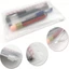 YUJINI 5 Túi Lá Rời, Túi Phong Bì PVC Chống Thấm Nước, Túi Chất Kết Dính 6 Lỗ A5 A6 A7 Chất Lượng Cao