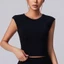 Áo tập Yoga thể thao không tay hở lưng Áo Crop Top chạy bộ tập Yoga nhẹ