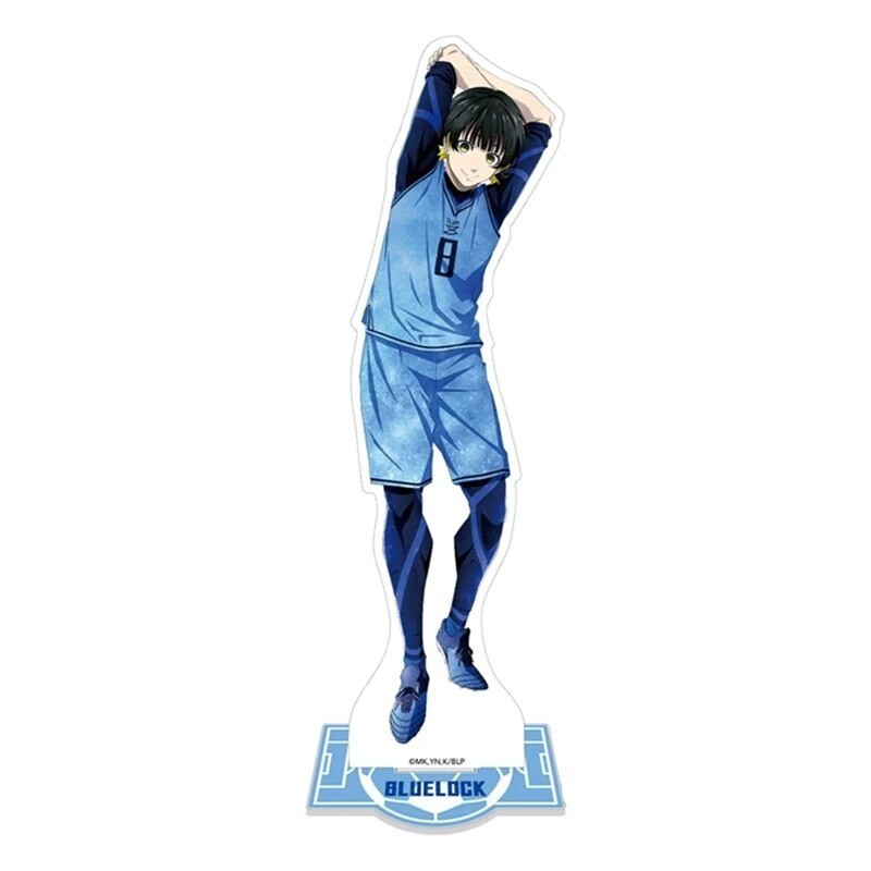 Mô hình Standee Blue Lock Isagi Nagi Meguru Chigiri Reo Sae Itoshi Rin Baro 36 Phụ kiện trang trí để bàn góc học tập