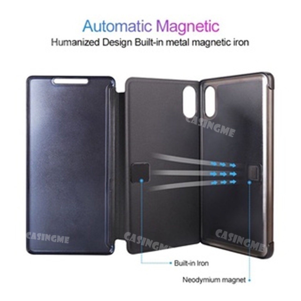 Ốp Gương Thông Minh Samsung A17 5G 2025 LTE Cho Samsung Galaxy A07 A17 A27 A37 A57 SamsungA17 A 17 17A LTE 4G 5G 2025 Vỏ Điện Thoại Lật Giá Đỡ Da Mặt Sau Chống Sốc
