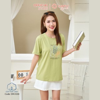 Áo phông cotton SUNFLY cộc tay SFA1030