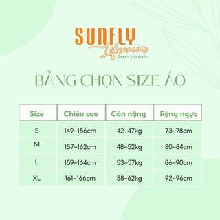 Áo phông cotton SUNFLY cộc tay SFA1030