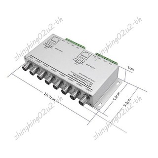 Video thụ động Balun cho TVI CVI AHD Camera quan sát qua cặp xoắn UTP Video Balun Thu phát BNC sang UTP RJ45