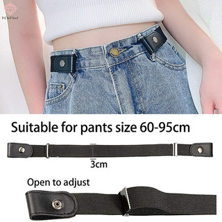 [PCWFKef] Thắt lưng không có khóa cho quần jean, Thắt lưng co giãn có khóa cho nữ / nam, Thắt lưng co giãn mới