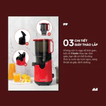 [Chính hãng] Máy Ép Chậm Nguyên Quả 3S Lazychef LC-03ME  - Máy Ép Trái Cây, Máy Làm Kem Hoa Quả, đơn giản gấp gọn 3 Giây — ảnh 2