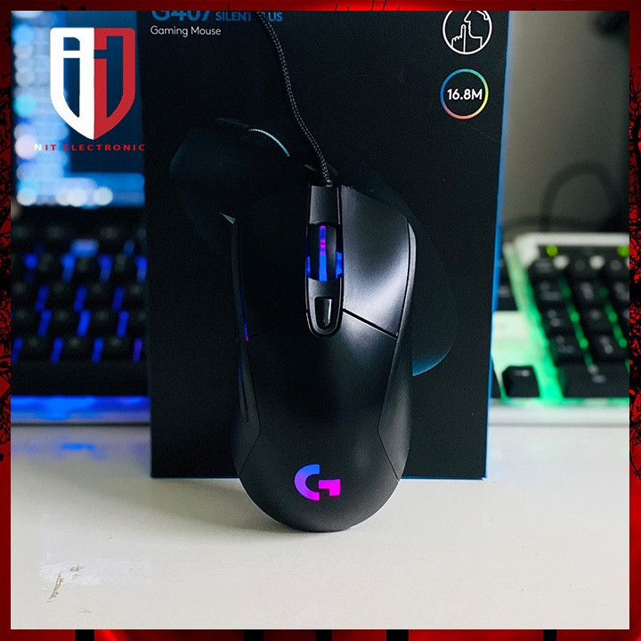 (HÀNG TUYỂN) Chuột máy tính có dây Logitech G407 click không ồn, chuyên ...