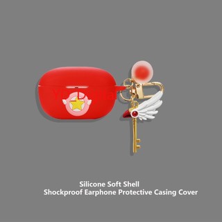 Soundpeats PearlClip Pro Vỏ silicon chống sốc Tay mềm chống ồn Vỏ bảo vệ tai nghe Bluetooth có mặt dây chuyền