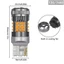 Mt 1pc 1156 / 1157 / T20 Bóng Đèn Pha LED Ô Tô Đèn Phanh Tín Hiệu Đèn Bật Đèn Chạy Sáng 3030 36smd PY21W Chống Nhấp Nháy