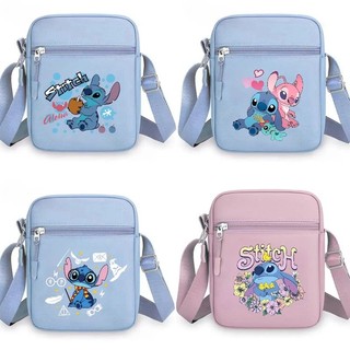 Túi đeo chéo in hình STITCH, túi vuông thời trang, túi du lịch đa năng