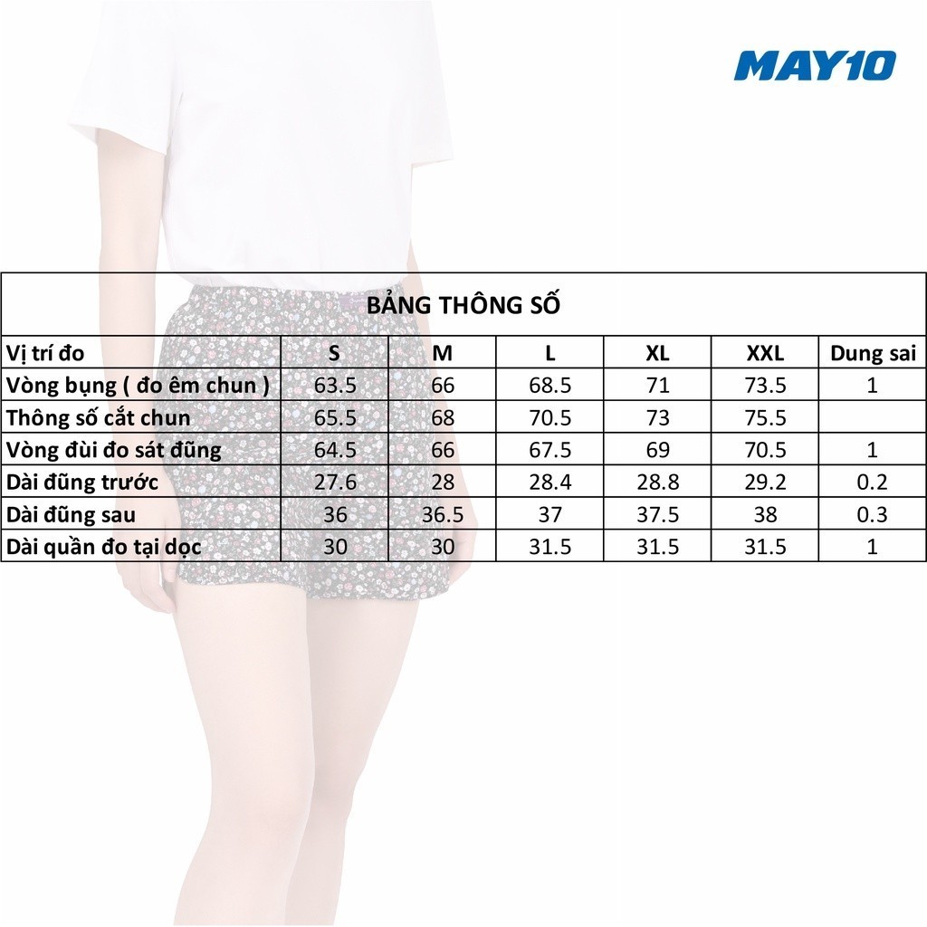 Mô tả Combo 5 quần đùi NỮ - May 10 (giao màu ngẫu nhiên) - 2
