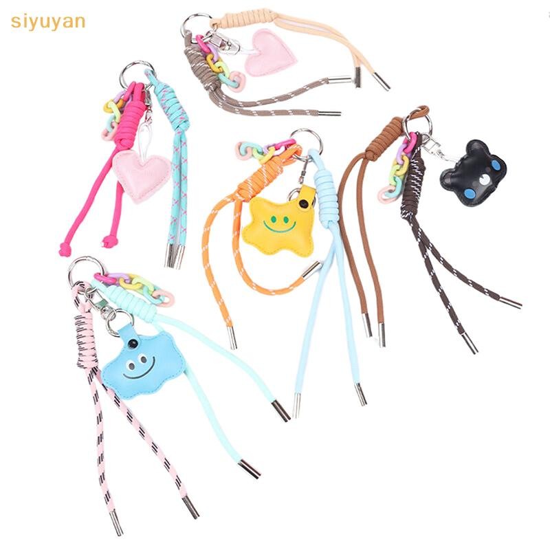 Siyuyan Handmade Móc Khóa DIY Túi Mặt Dây Dệt Mặt Dây Phụ Kiện Dễ Thương Dây Dệt Trang Trí VN