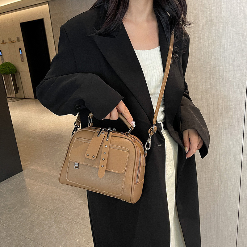 New Women's Fashion Versatile High-end Bag Multi-layer Practical Niche Design Sense Ladies Shoulder Crossbody Bag
