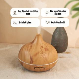 Máy Xông Tinh Dầu IKEA MaMa – Cổ Cao, LED 7 Màu, Tỏa Hương Thơm, Giảm Căng Thẳng Hiệu Quả