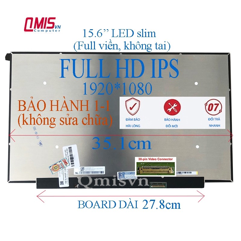 Écran Compatible 15,6" LED IPS 30PIN Pour ASUS X515E - Dalle Neuve Visiodirect, Garantie 1 An