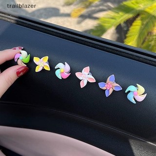 Trailblazer 6 Chiếc Kẹo Màu Cối Xay Gió Xe Đồ Trang Trí, Dễ Thương Bảng Điều Khiển Trung Tâm Trang Trí Mới