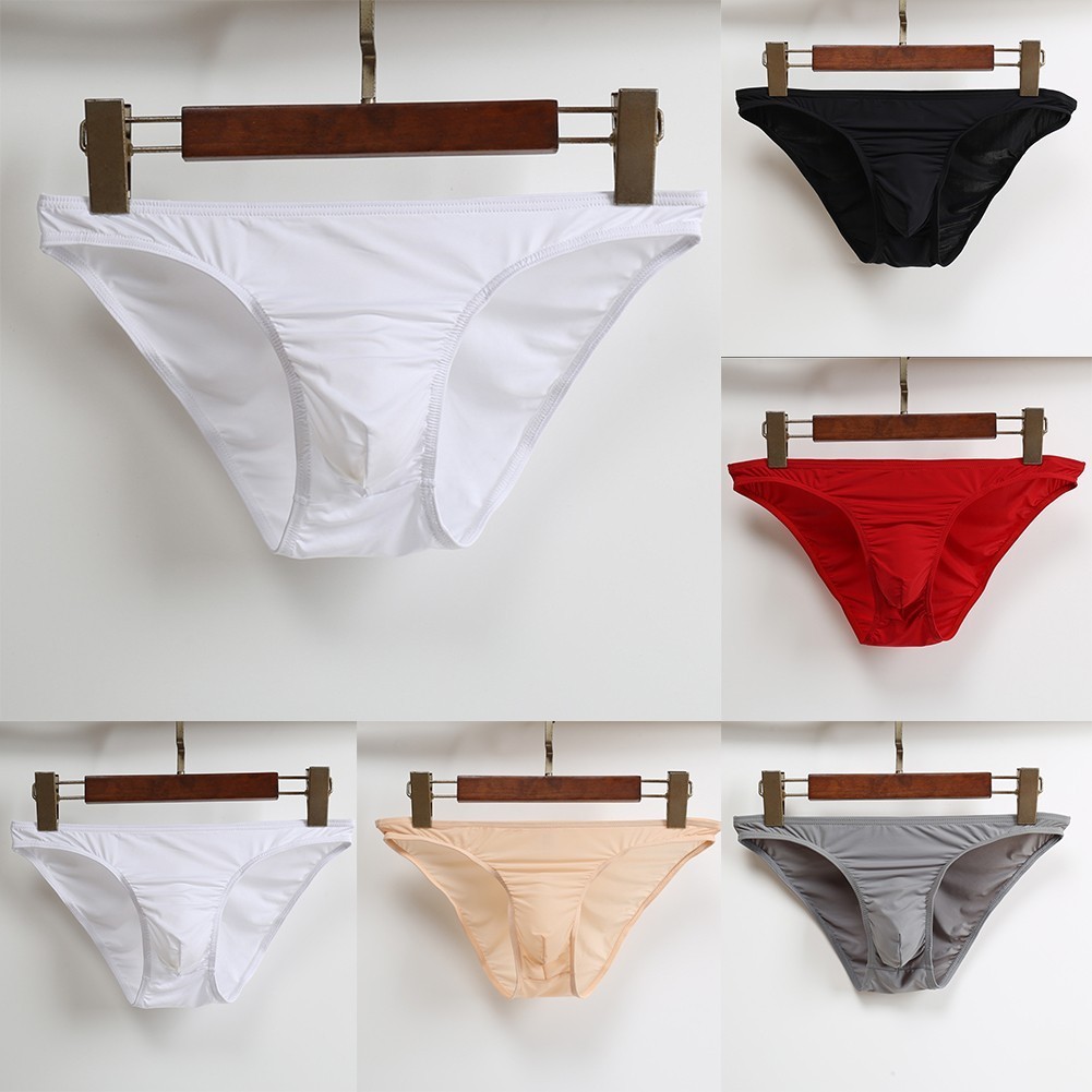 ⚡Tin TỨC MỚI CHO NAM⚡Gợi Cảm Nam Bulge Túi Thông G-String Quần Lót Bikini Chắc Chắn Quần Đùi Quần Lót