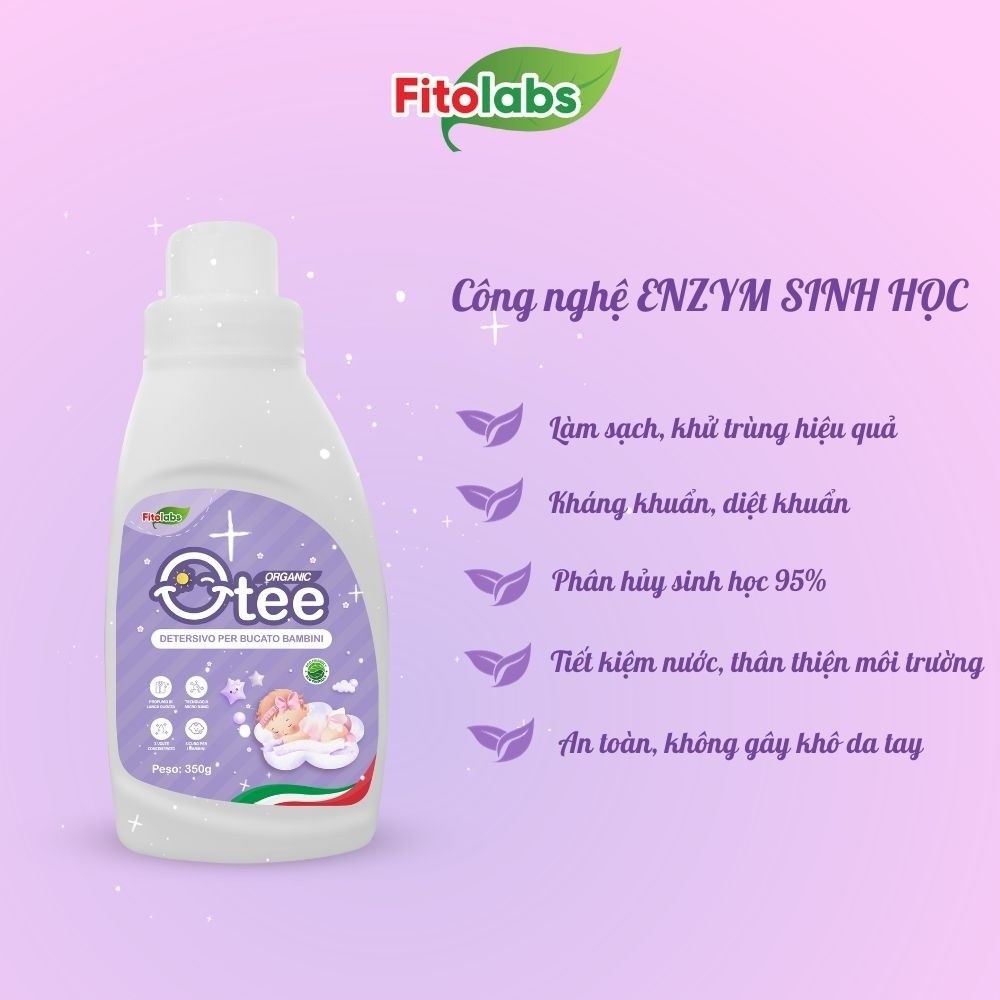 [✨COMBO+QUÀ XỊN] Nước Giặt Sinh Học Otee Cho Mẹ Cho Bé Giúp Sạch Khuẩn, Ngừa Viêm, An Toàn, Dịu Nhẹ Lọ 350ml IMC