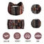 Băng đô BORAGETE, Vintage Nút thắt rộng dành cho nữ, Mũ nón Turban co giãn Boho Dây buộc tóc tập Yoga cực lớn thông thường dành cho khiêu vũ Biker