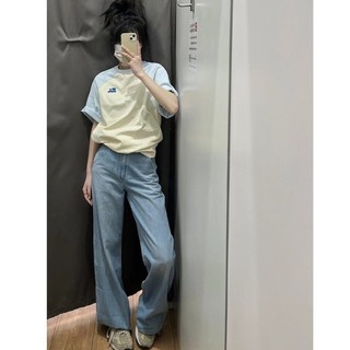 Áo thun nữ phông vải cotton form rộng tay lỡ
