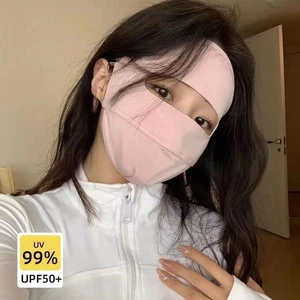 Khẩu trang chống tia UV, khẩu trang chống nắng che trán UPF50+ unisex thời trang cho Nữ