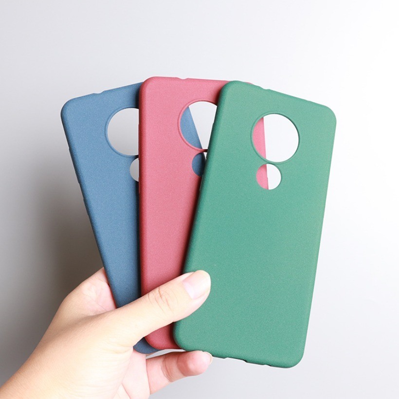 Dành Cho Nokia 5.4 3.4 8.3 8.1 5.3 2.3 7.2 6.2 Vỏ Chống Vân Tay Đá Sa Thạch Mềm Mờ Mỏng Vỏ Điện Thoại TPU