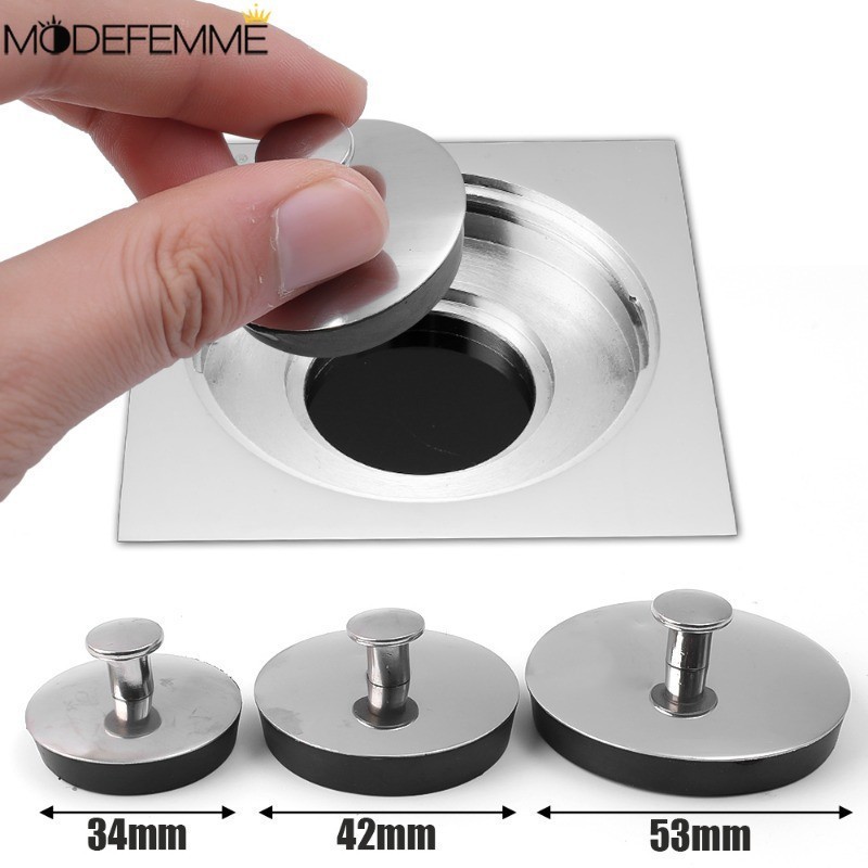 [Nổi bật] Nút chặn chậu rửa chống tắc - Nắp lỗ lọc bồn tắm - Phích cắm bồn rửa nhà bếp bằng thép không gỉ - Vỏ niêm phong cống sàn - Phụ kiện gia đình đa năng