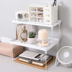 Kệ kim loại gấp gọn có thể xếp chồng để đồ dùng cá nhân 3 kích thước