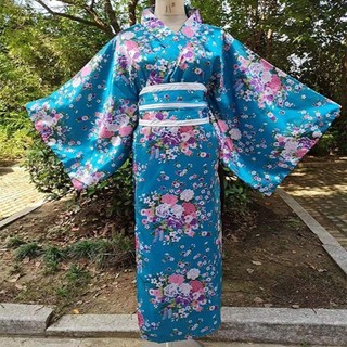 WEETW kimono truyền thống Nhật Bản, trang phục Cosplay sang trọng Sakura Girl kimono Dress, kimono mới phong cách Nhật Bản in hoa phong cách Nhật Bản Yukata Áo choàng tắm Geisha