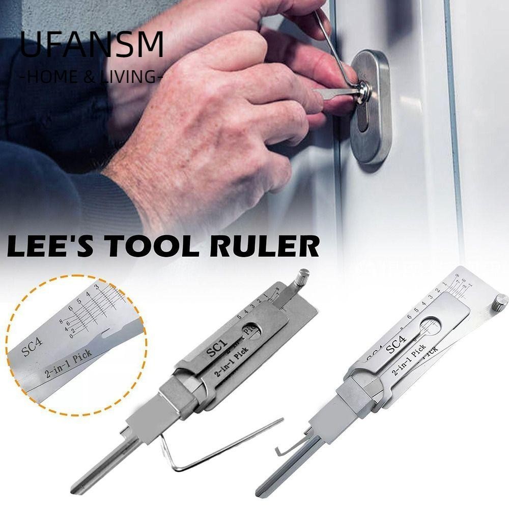 UFANSM Lishi Tool Keyways End Phay Nutdrivers Dụng cụ cầm tay ô tô ...