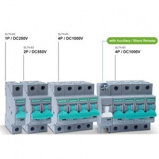 (HCM) Áp tô mát Cầu Dao DC 550VDC 32A - 63A, SL7N - 32 chuyên dụng cho năng lượng mặt trời Hãng Suntree
