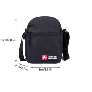 Túi đeo chéo WOAY, Túi đựng điện thoại di động bằng vải Canvas đa chức năng, Túi đeo vai Mini dung lượng cao bền bỉ