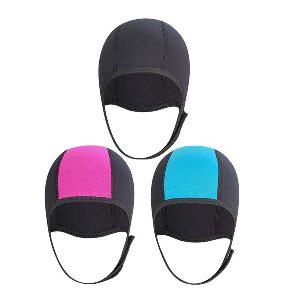 Mũ lặn cao su tổng hợp FEDAOG, Mũ bơi dày 2,5mm, Mũ trùm đầu giữ nhiệt bằng Nylon nam nữ