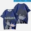 YB1 BLUE LOCK Isagi Yoichi Nagi Seishiro Cosplay vải 3D mùa hè Áo thun Anime tay ngắn hàng đầu BY1