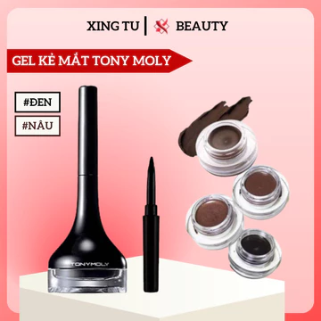 Gel kẻ mắt Tonymoly Kẻ mắt dạng gel Tonymoly Backstage Gel Eyeliner kẻ mắt 4g makeup kẻ mắt, kẻ chân mày - Xingtu Beauty