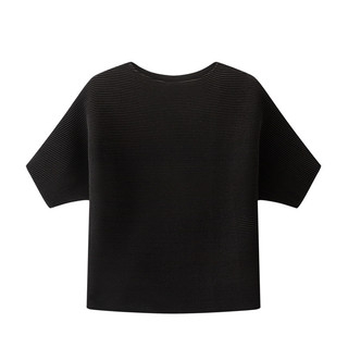 Miyake Xếp Ly Cổ Tròn Cao Cấp Màu Rời Hàng Đầu Thời Trang Đi Lại Phù Hợp Với Áo Thun Nữ Mùa Hè Phong Cách Mới