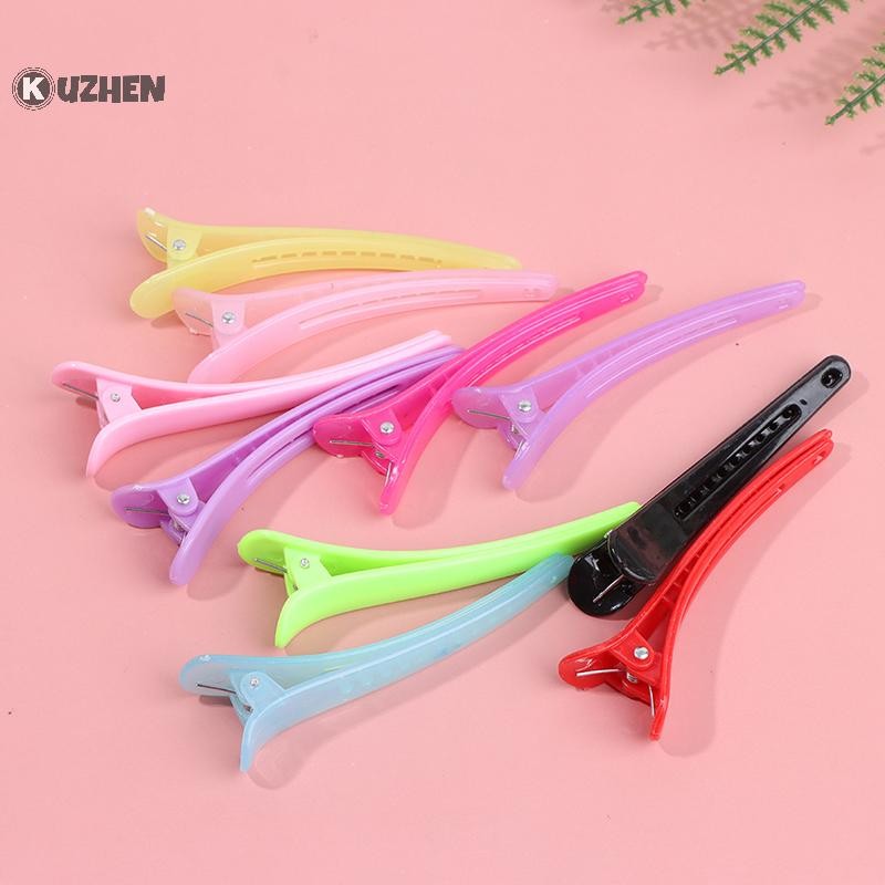 Kuzhen 10 Cái / bộ Kẹp Tóc Cơ Bản Cắt Salon Tạo Kiểu Tóc HOT