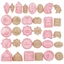 Cc 16 Chiếc Eid Cookie Cắt Bộ Dụng Cụ Nướng Bánh Thân Thiện Với Người Dùng Chức Năng Eid Cookie Cắt Embosser Cho Pastrie Truyền Thống