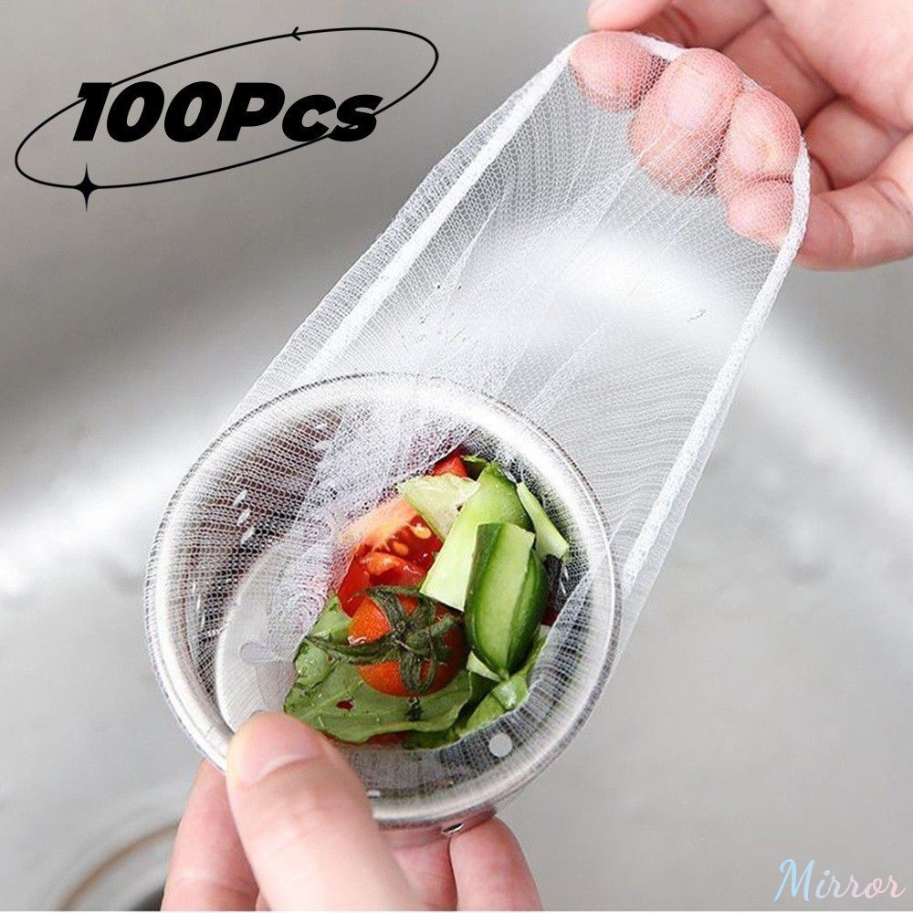30/100 Lưới lọc bồn rửa chén dùng một lần, lưới lọc rác thải, túi lưới ...