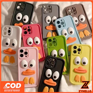 Ốp điện thoại cho OPPO Reno 13F 5G Reno 13 Pro Reno12 F 5G Reno12 Pro Reno11 F Reno 11 Reno 10 Reno 8T Reno 8Z Reno 7Z Reno7 Reno8 Reno5, ốp điện thoại TPU chống sốc với biểu cảm vịt hài hước